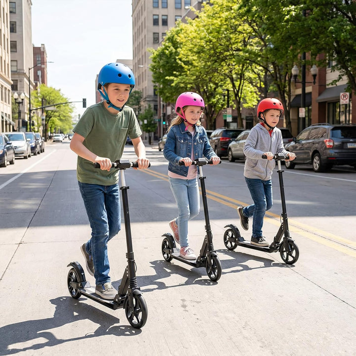 2 Stück 200mm Scooter Rollen, Scooter-Räder mit ABEC-9 Lagern, Anti-Rutsch Cityroller Reifen Ersatzr