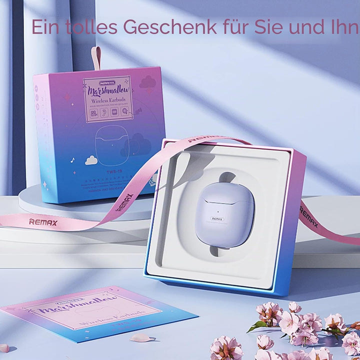 Lila In ear Kopfhörer kabellos Bluetooth kleine Ohrhörer mit Mic in-ear Ohrhörer Bluetooth Kopfhörer