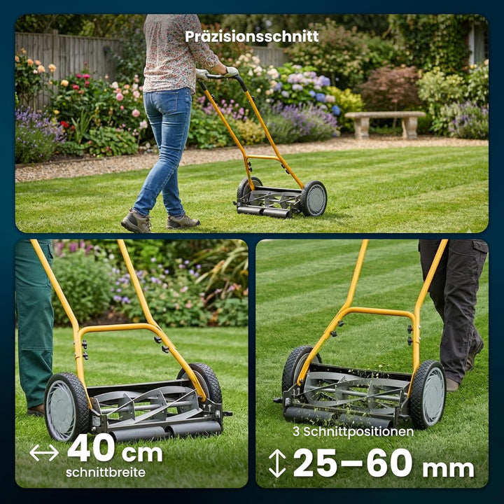 STIGA Schubmäher SCM 240 R, Schnittbreite 40 cm, 5 Messer, Auffangbeutel nicht enthalten Neues Model