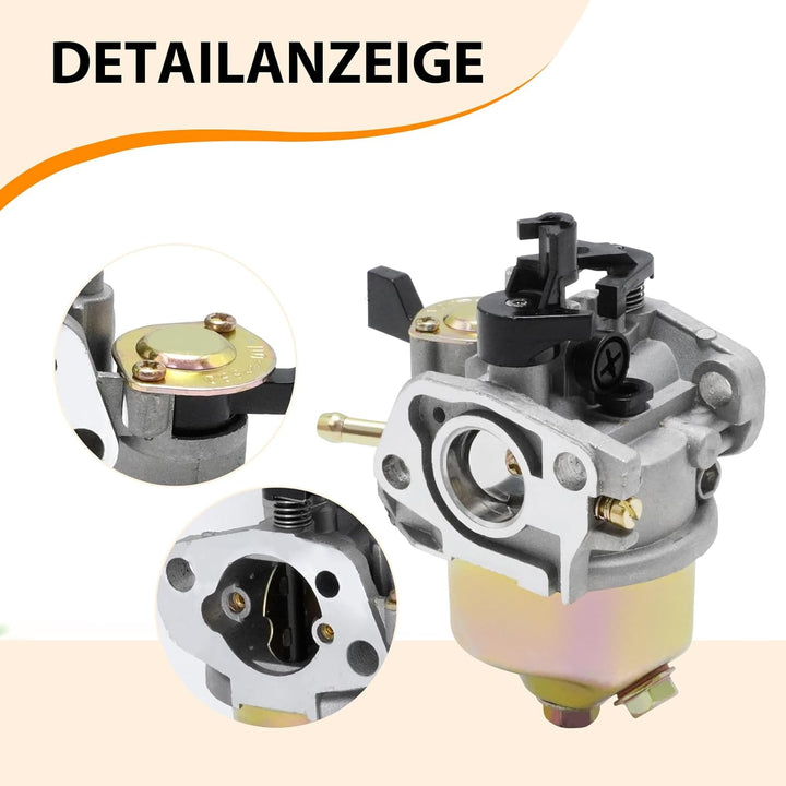 Vergaser mit Zündkerze Benzinfilter, Ersatz für Einhell BMH 33/36, Ersatz für Einhell BMH 33/60S/ 41