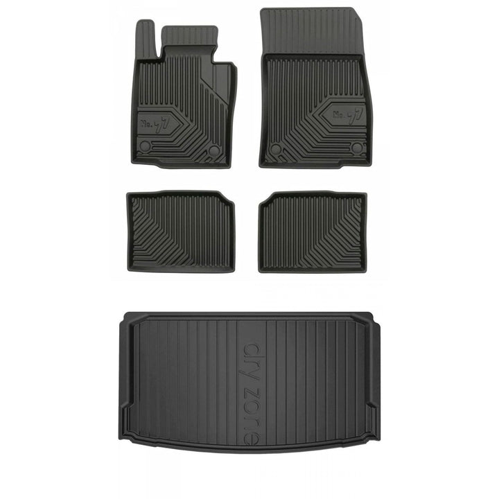 Satz Fussmatten und Gummimatte für Mini Countryman I R60 2010-2016