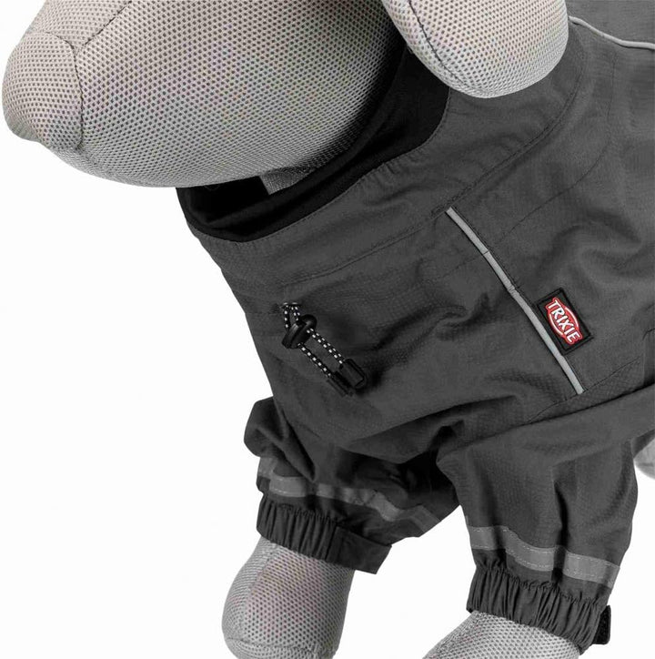 Trixie Vaasa Hunde-Regenmantel, Grau, 36 cm, 36 cm