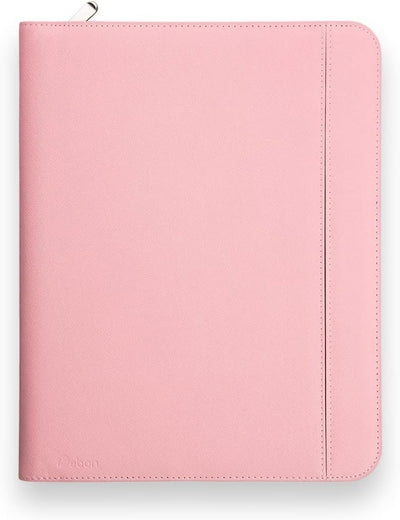 Vebon® Schreibmappe Ringbuch A4"Paris" I Reissverschluss + Klemmbrett I Konferenzmappe + Laptoptasch