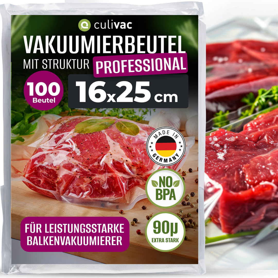 Vakuumierbeutel "Professional" – Vakuumbeutel – Vakuumierfolie für leistungsstarke Vakuumierer – BPA