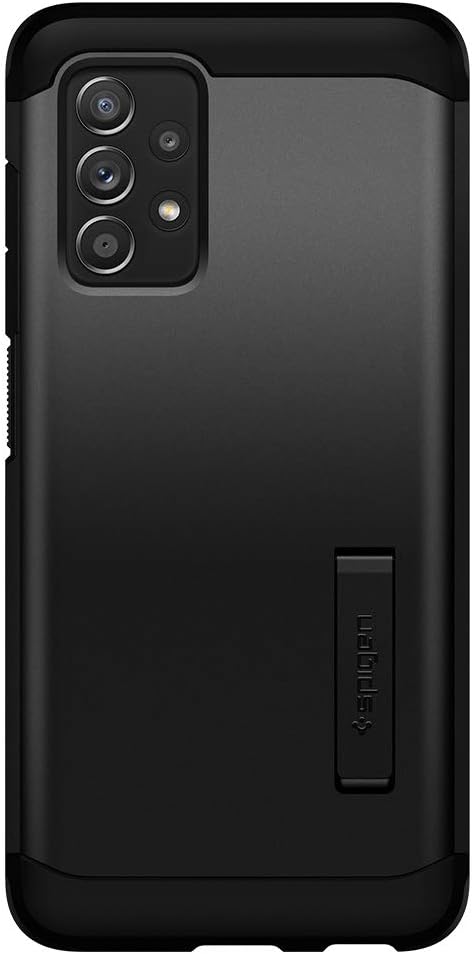 Spigen Tough Armor Hülle Kompatibel mit Samsung Galaxy A52 5G und Samsung Galaxy A52s 5G -Schwarz, S