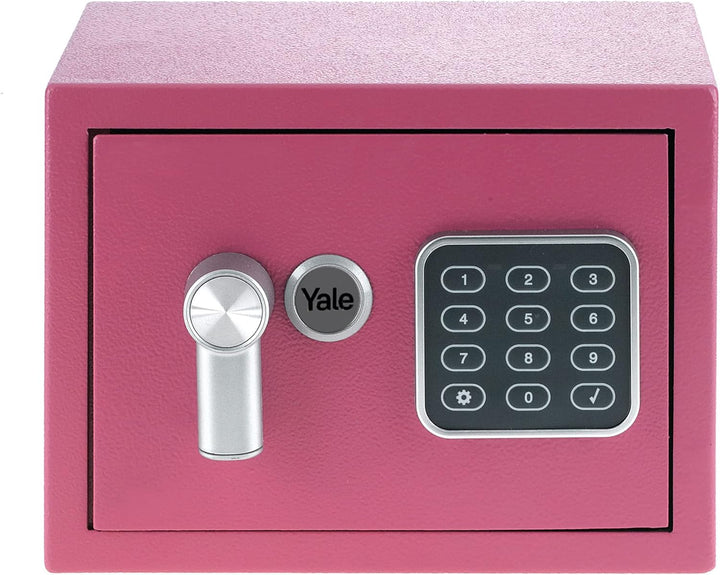 Yale Elektronischer Tresor - YSV/170/DB2/P - Mini - Rosa - Standardsicherheit Mini - Neu Rosa, Mini