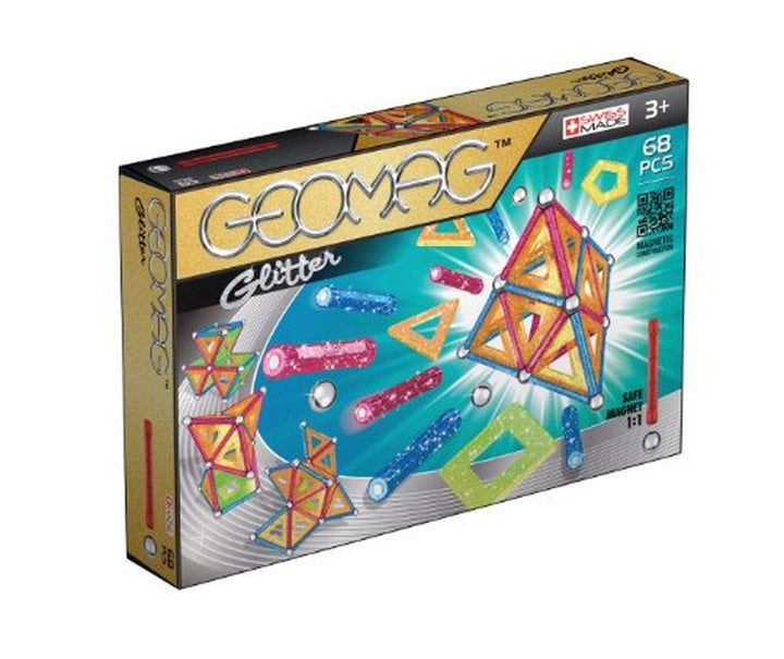 Geomag, Classic Glitter 533, Magnetkonstruktionen und Lernspiele, Konstruktionsspielzeug, 3 Jahre to