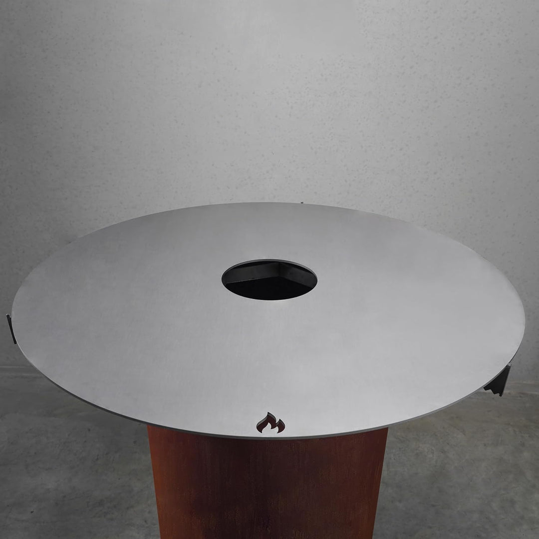 Grillrost.com Das Original Feuerplatte 100cm - 5mm Grillplatte für Feuertonne und Grilltonne - Made
