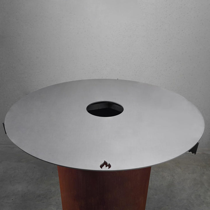 Grillrost.com Das Original Feuerplatte 100cm - 5mm Grillplatte für Feuertonne und Grilltonne - Made