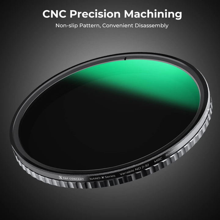 K&amp;F Concept Nano-X ND Filter 62mm Variabler Graufilter ND2-32(1-5 Blendenstufen)+ND32-512(5-9 Blende