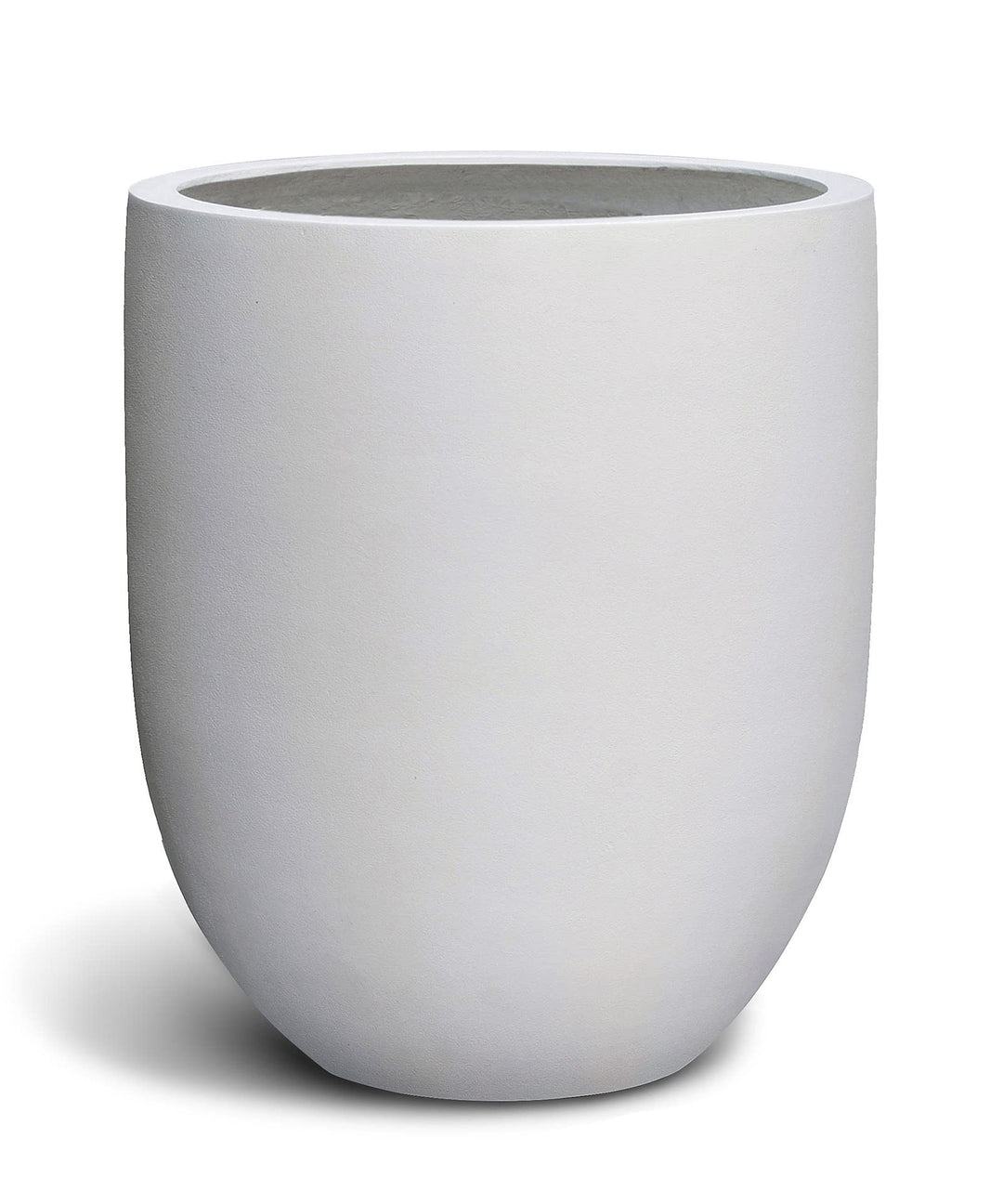 ESCHBACH® Pflanzkübel Tall Egg Pot 50 Weiss Rund * 52 x 61 x 61 cm * 10 Jahre Garantie 52x61x61, 52x