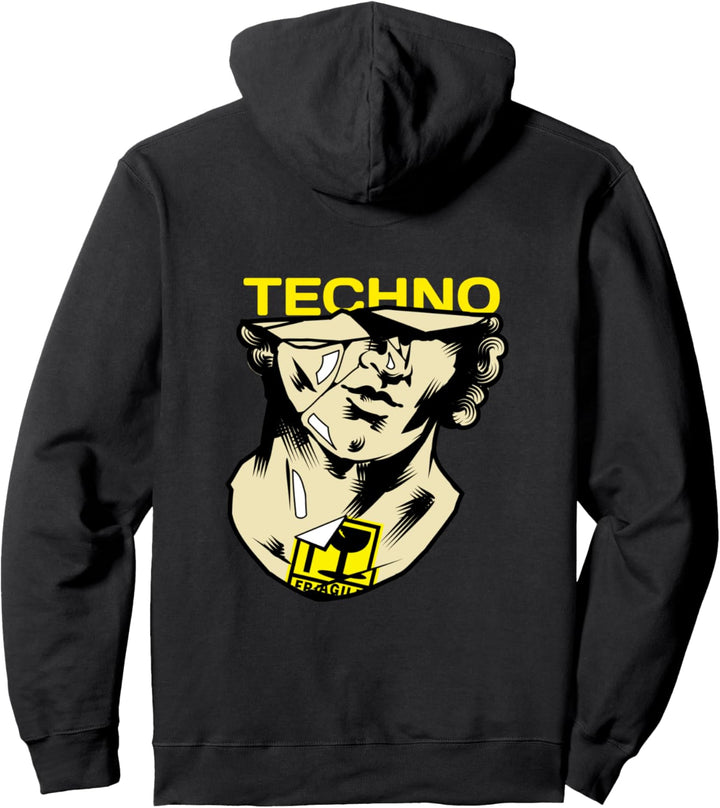 Techno Music EDM Rave Festival Tech-Haus Pullover Hoodie