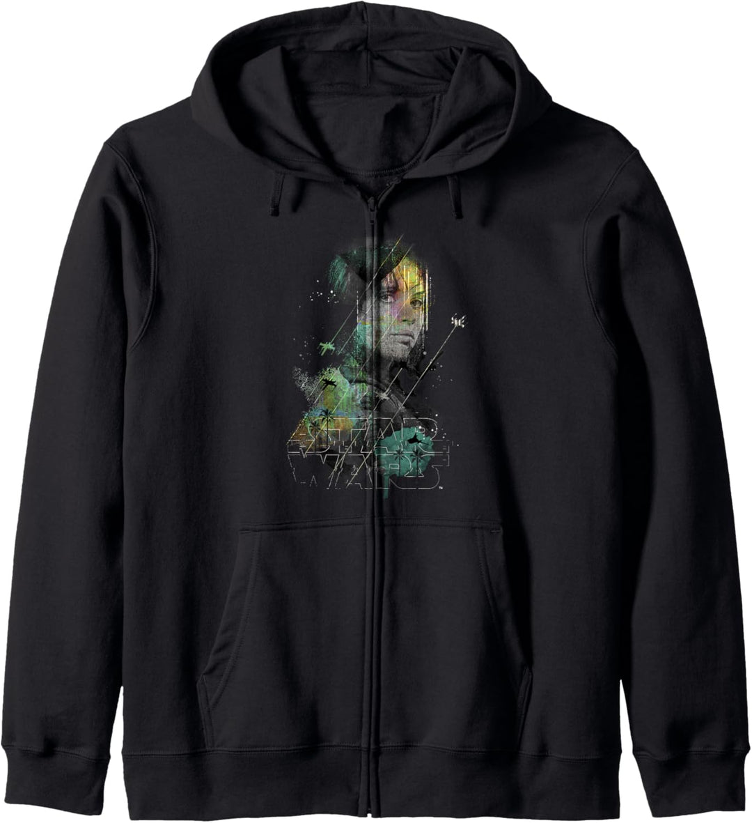Star Wars Jyn Erso Space Lines Rogue One Kapuzenjacke