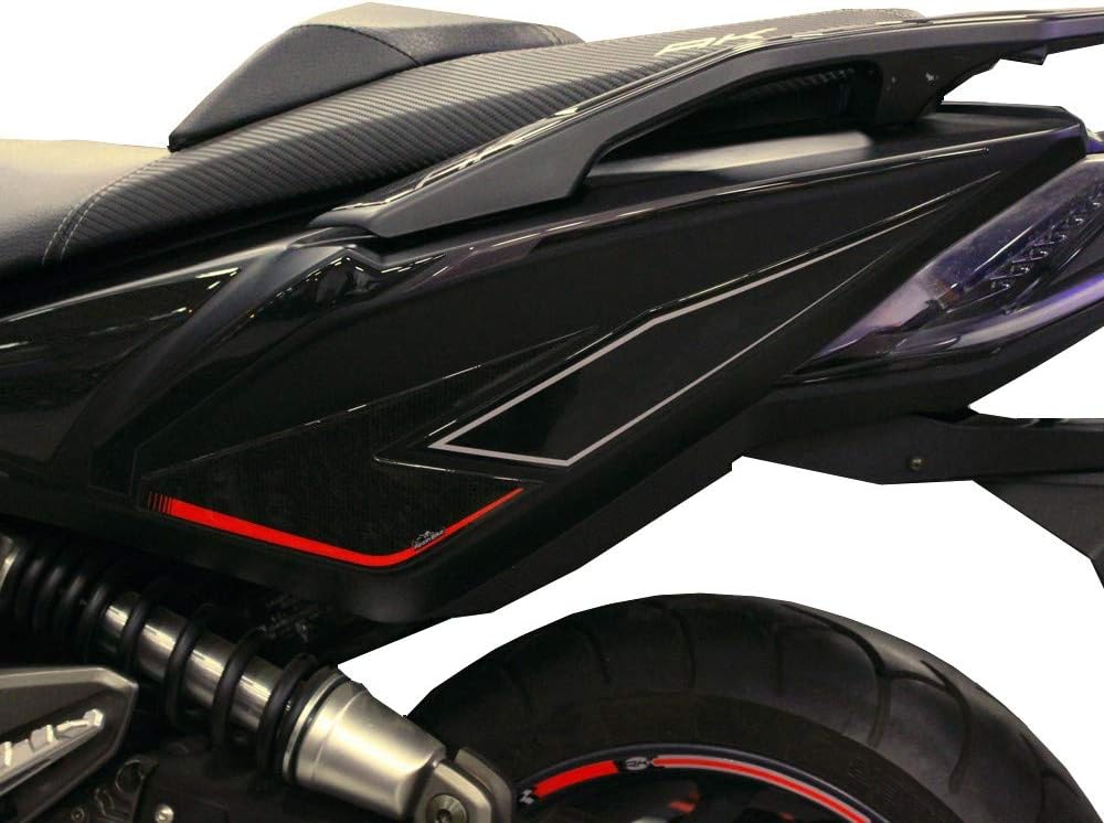 Resin Bike Aufkleber Roller Kompatibel Mit Kymco Ak 550 2017-2018. Schutz Seitenlichter Von Hülle PU