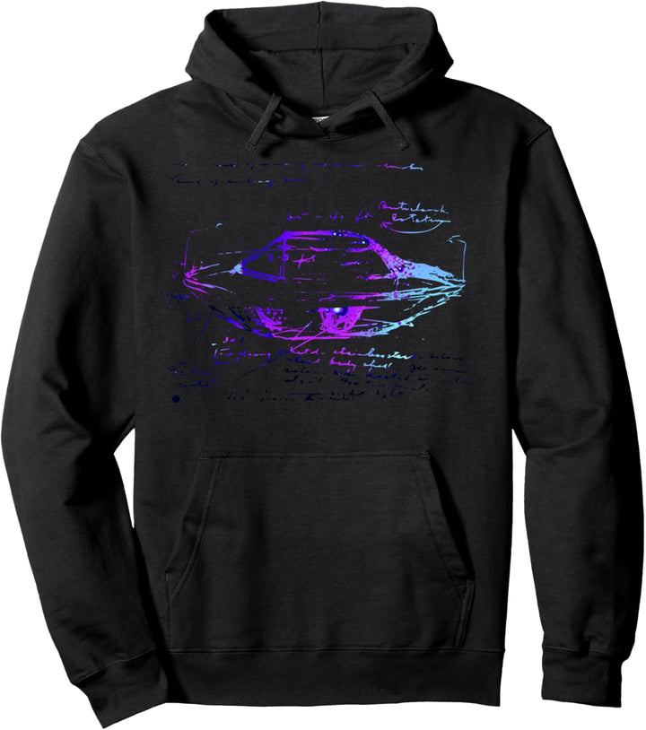 UFO-Sichtungsskizze Pullover Hoodie