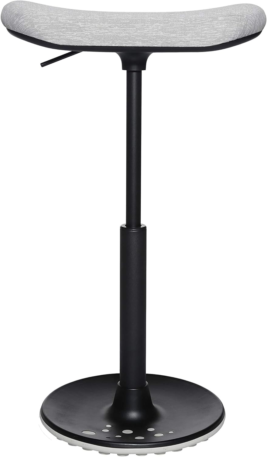 Topstar Sitness H2, Arbeitshocker, Stehhilfe, Drehhocker, Skateboardsitz, höhenverstellbar, Stoffbez