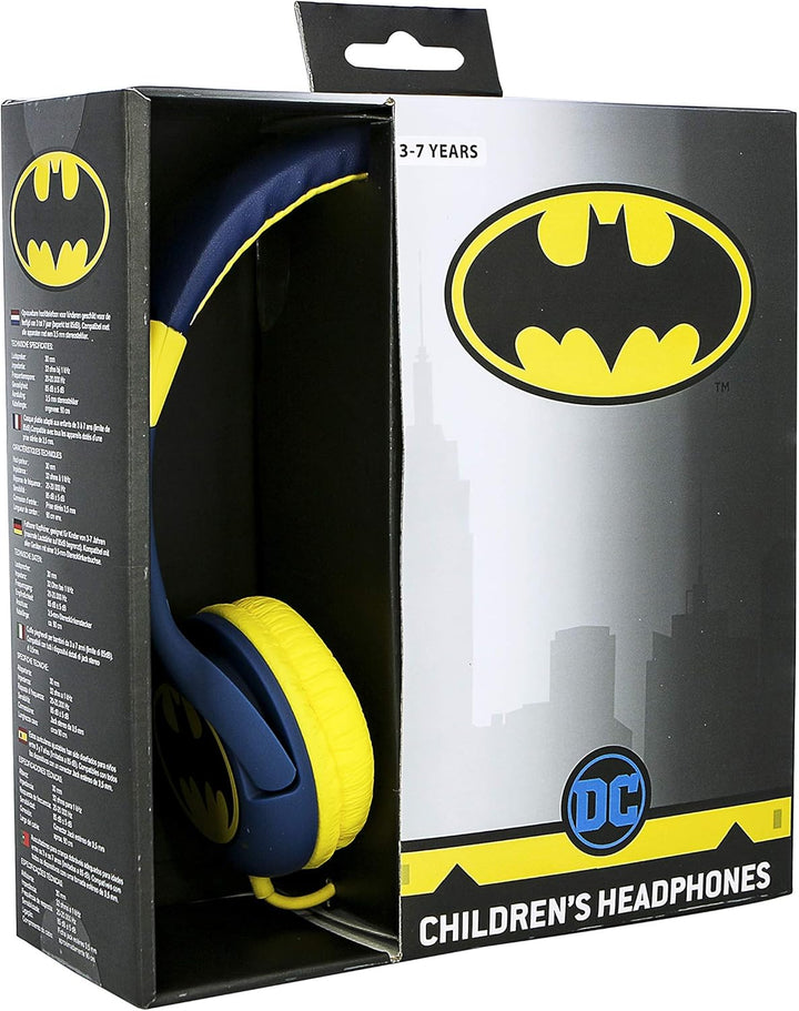OTL Technologies Batman Bat Signal JUNIOR Kopfhörer (gepolsterte Bügel, grössenverstellbar, mit Kabe