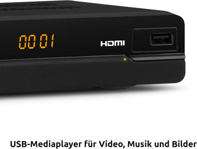 TechniSat HD-S 221 - digital HD Satelliten Receiver (Sat DVB-S/S2, HDTV, HDMI, USB Mediaplayer, vori