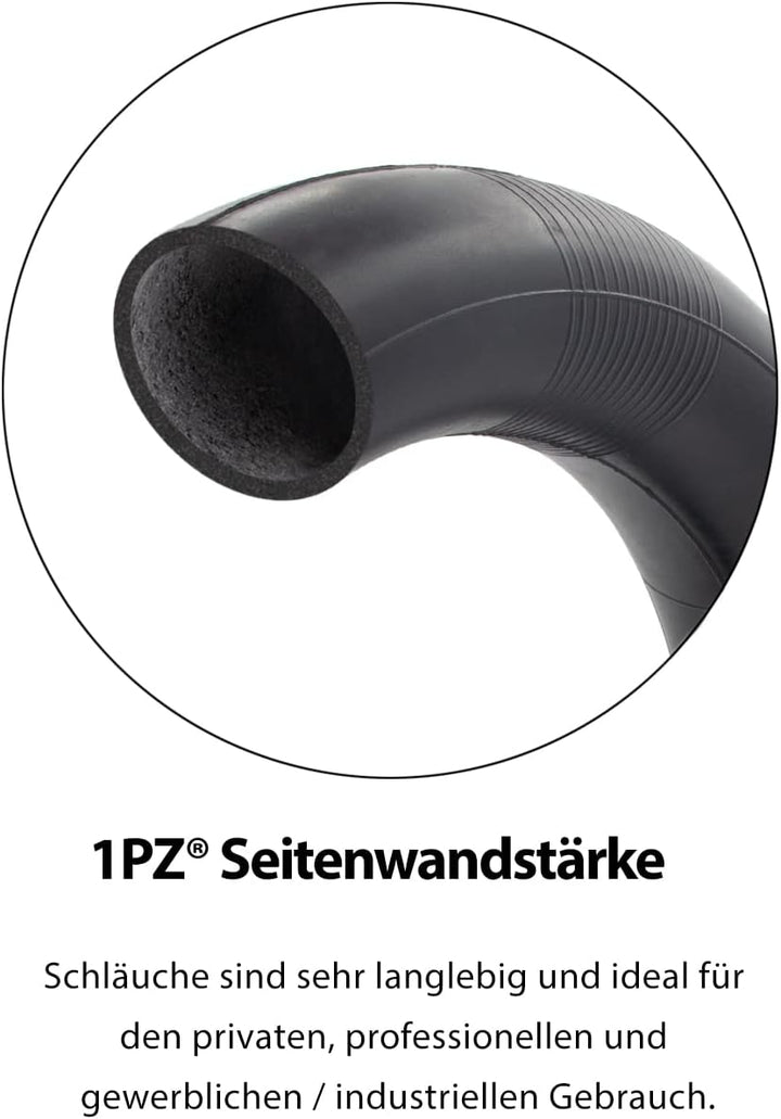 1PZ SE5-H4V 10x2.5 Schlauch mit Winkelventil 45° Ersatz für 10 Zoll Smart Self Balancing Elektroroll