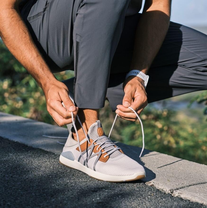 OLUKAI Men's Mio Li (11, Mist Grey/Poi)