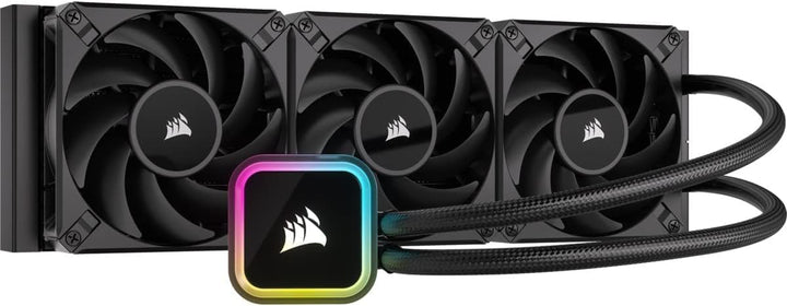 Corsair iCUE H150i RGB Elite CPU-Flüssigkeitskühler (16 Dynamische RGB-LEDs, AF Elite Series 120-mm-