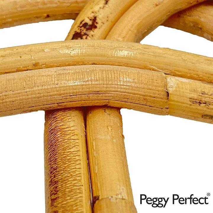 Peggy Perfect Teppichklopfer handgefertigt aus Korbweide 75x25,5cm Polsterklopfer, Ausklopfer, Staub