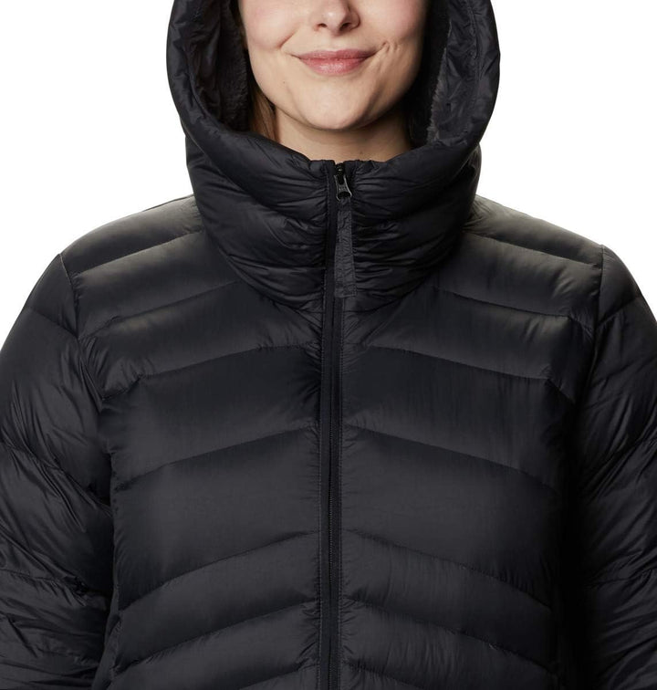 Columbia Damen Autumn Park Down Hooded Jacket Daunen 1X Schwarz, 1X Schwarz
