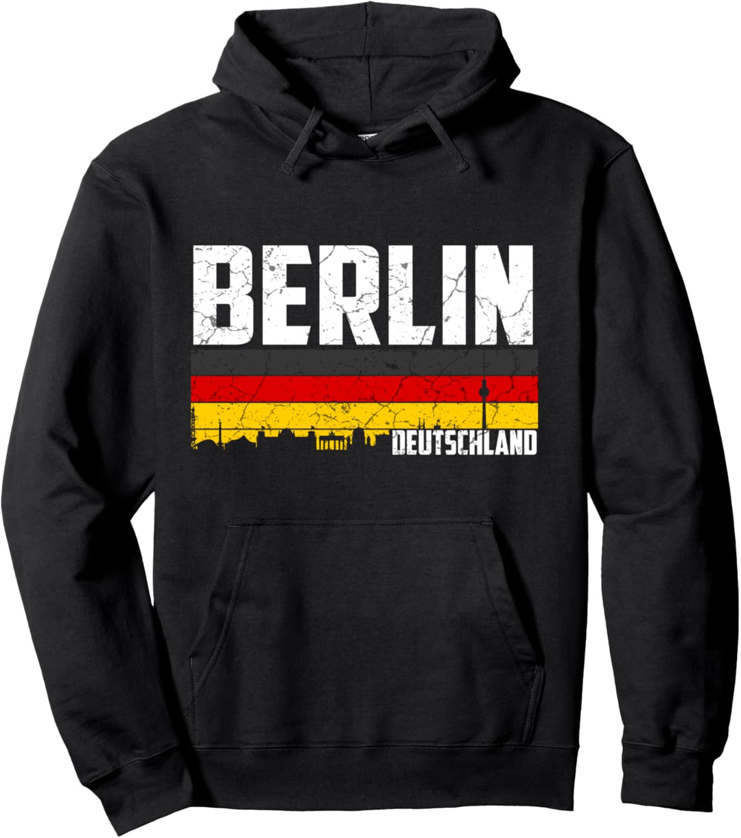 Mein Berlin Skyline Deutschland Heimat Stadt Souvenir Pullover Hoodie