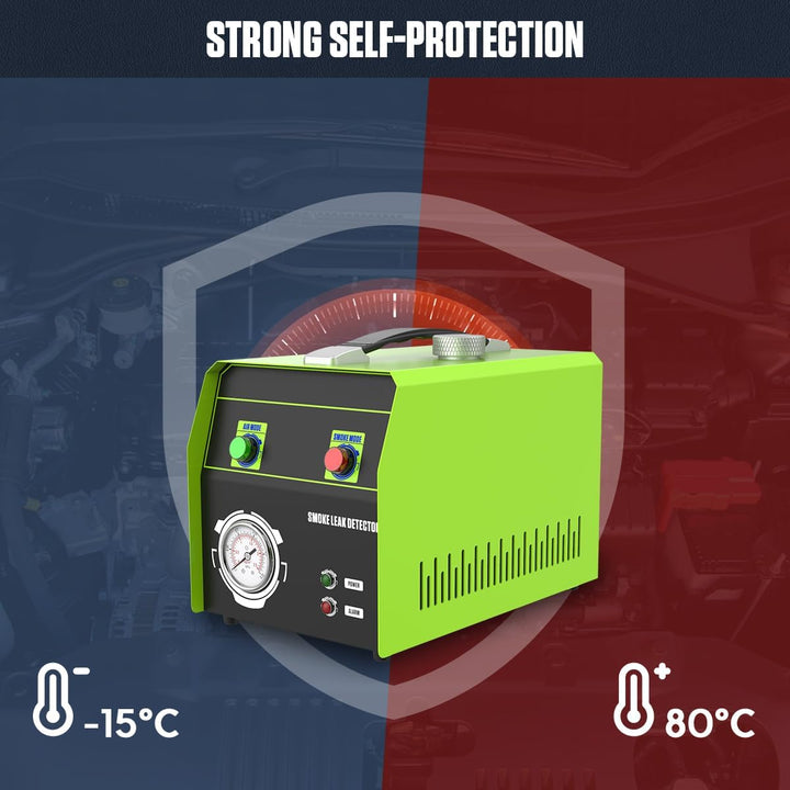 MR CARTOOL T105 Nebelmaschine KFZ Rauchmaschine Lecksuchgerät, EVAP Kraftstofflecks Detektor 12V Rau