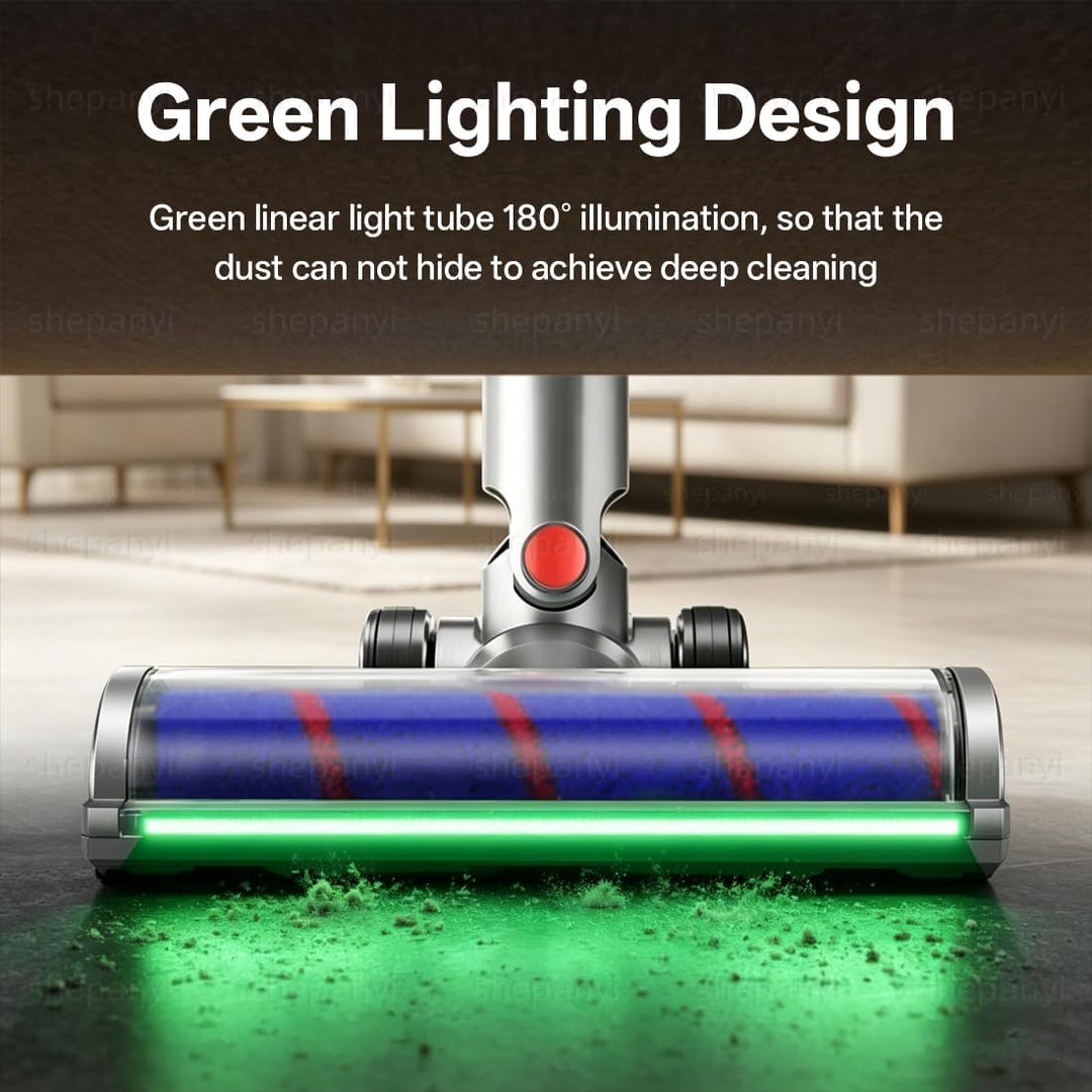 LED Bürste Bodendüse kompatibel für Dyson V12 Detect Slim, Ersatzbürste Bürsten Zubehör, Soft-Roller