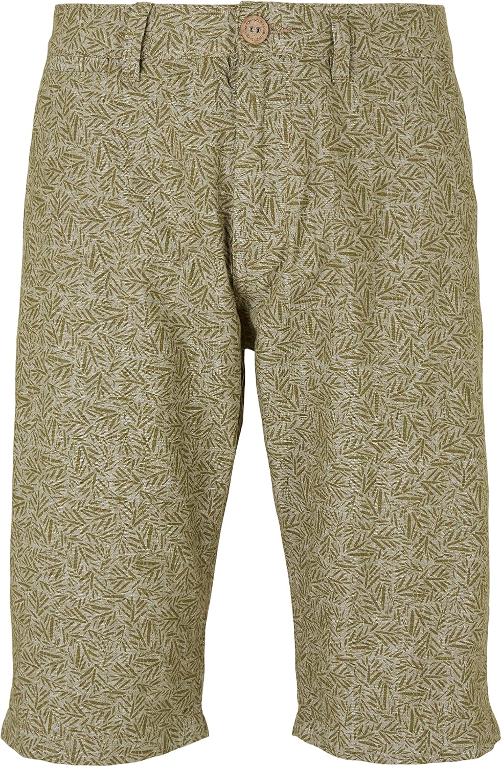 TOM TAILOR Denim Herren Hoodie Sweatshirt mit Logo-Print XXL 29071 - Olive Tonal Leaf Design, XXL 29