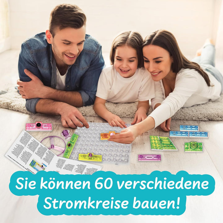 Science4you Elektronikset für Kinder – Schaltkreis-Set, Roboter-Bausatz, 60 Experimente mit Motor Ba