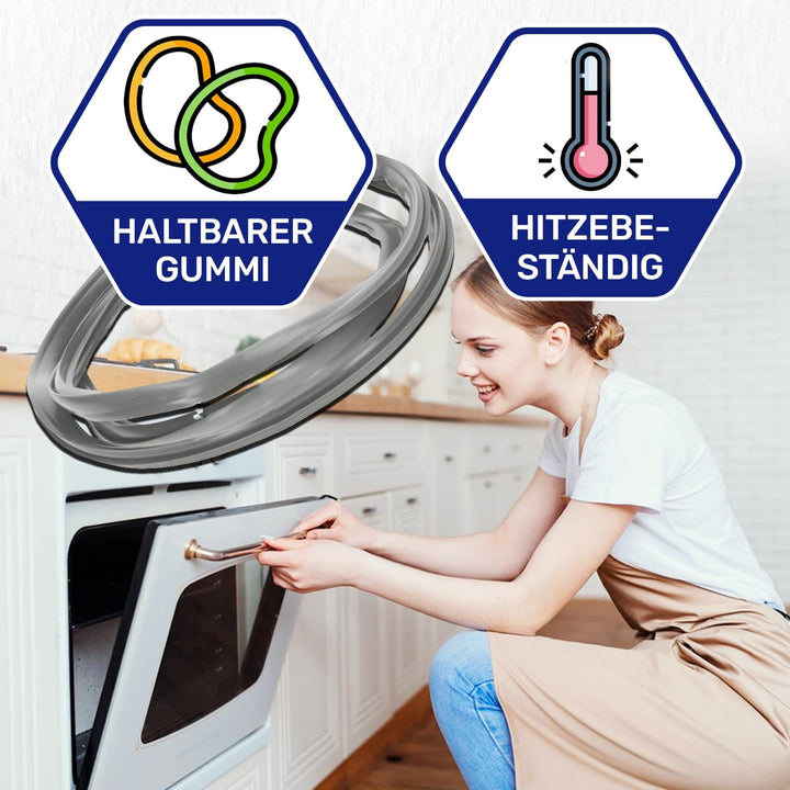 Backofen Dichtung 450x340 mm 00754066 für Bosch für Siemens für Neff