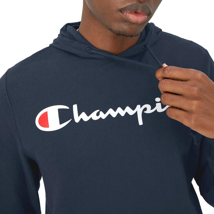 Champion Herren Langarm-t-Shirt Hoodie (Ruhestand) Hemd (1er Pack) S Navy, S Navy