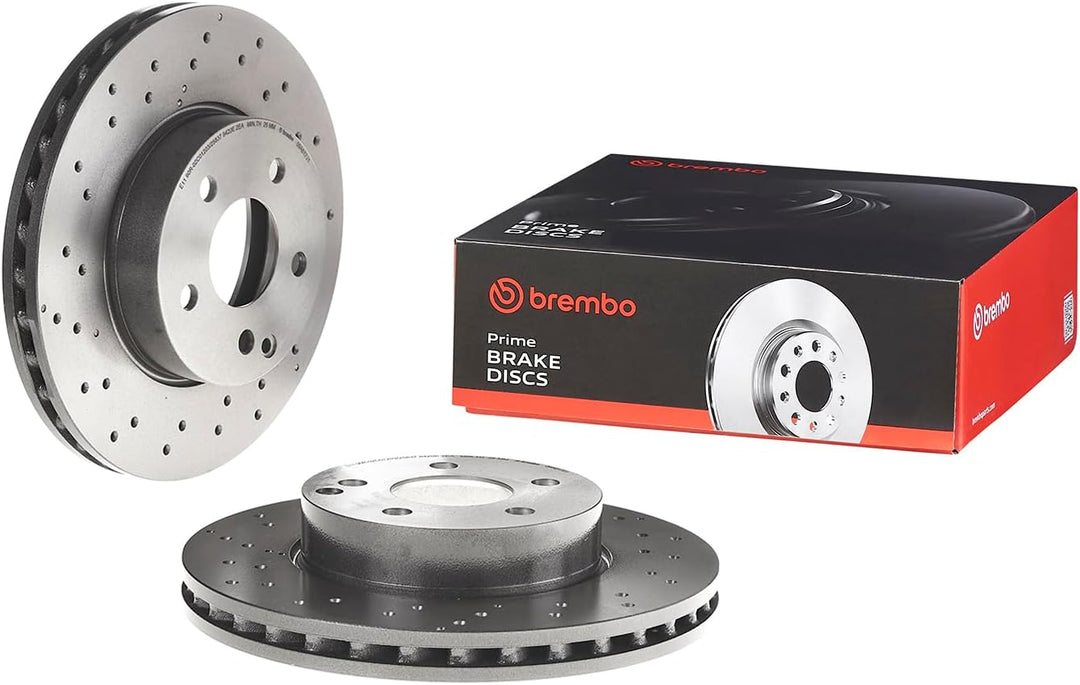 Brembo 09.A613.51 Vordere Bremsscheibe mit UV Lackierung, Anzahl 2 Single, Single