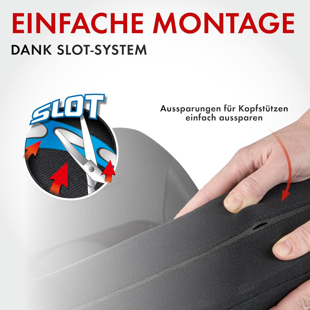 Walser Auto-Sitzbezug Portland, Universal-Sitzbezug, Vordersitzbezüge, Auto-Schonbezug, PKW-Sitzbezu