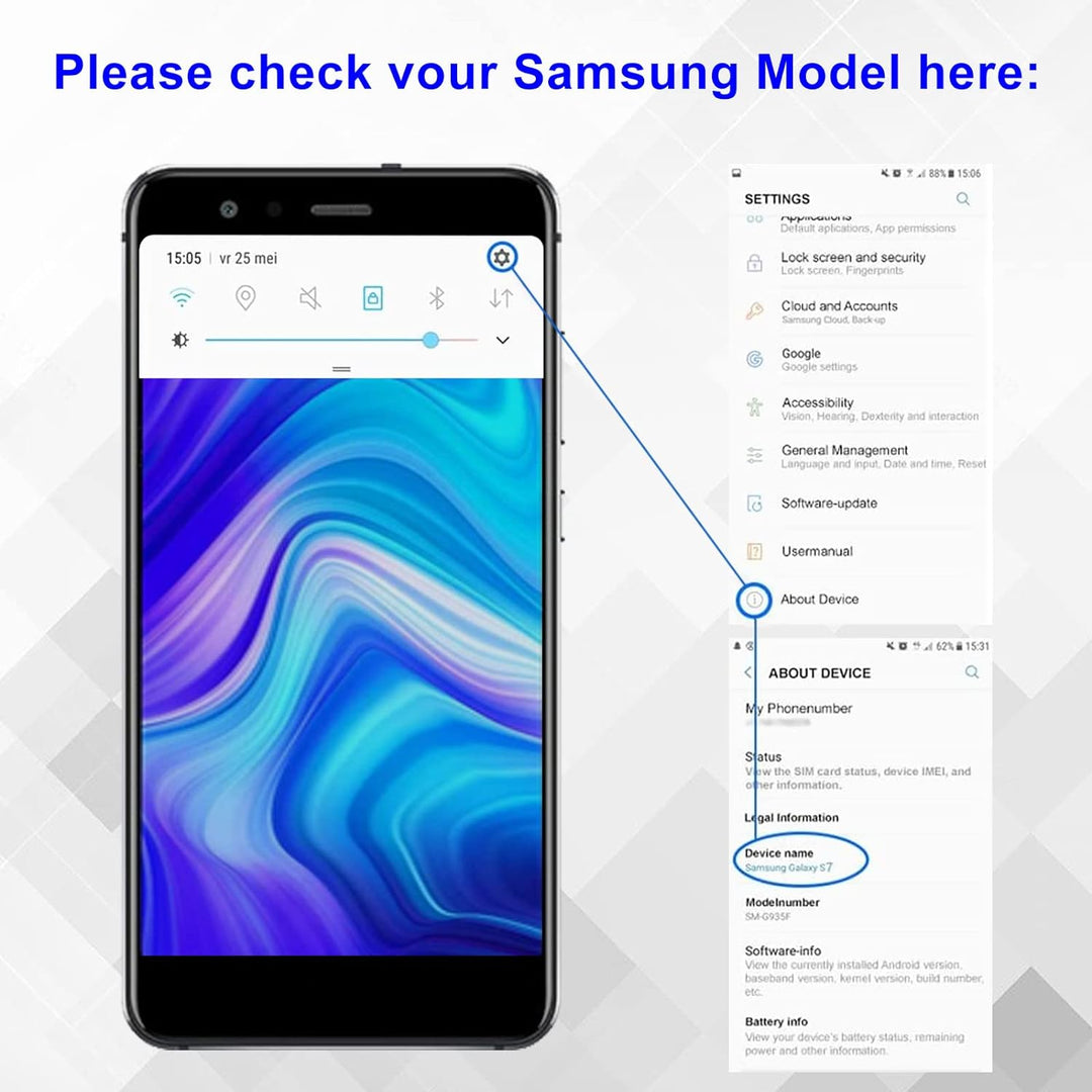 Swark EB-BA336ABY Akku Kompatibel mit Samsung Galaxy A53 5G SM-A536 with Tools
