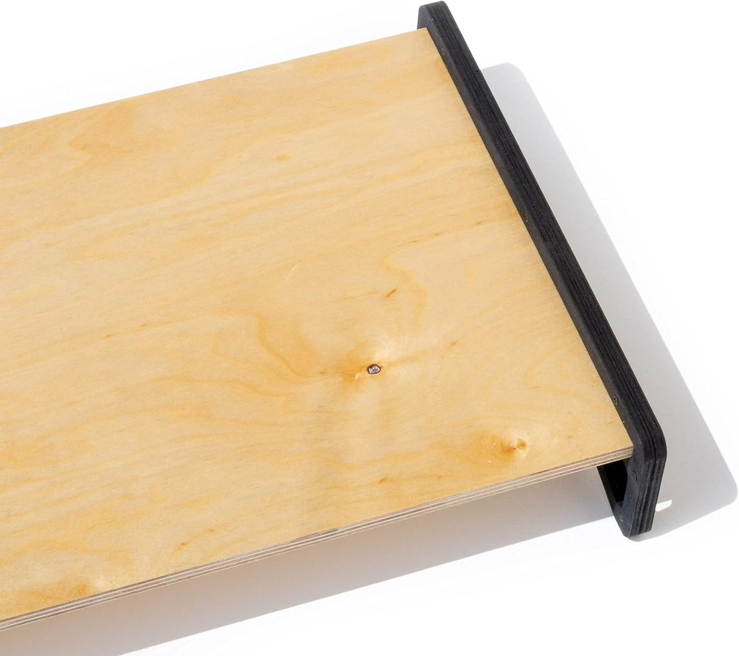 BOREEN Monitorständer für Laptop, PC und Laptop, aus natürlichem Holz.