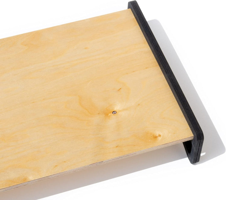 BOREEN Monitorständer für Laptop, PC und Laptop, aus natürlichem Holz.