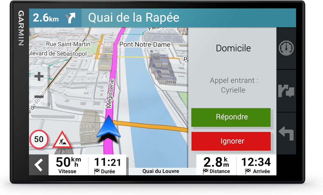Garmin DriveSmart 86 MT-S – Navigationsgerät mit riesigem 8 Zoll (20,3 cm) &amp; BC 50 – Drahtlose Rückf