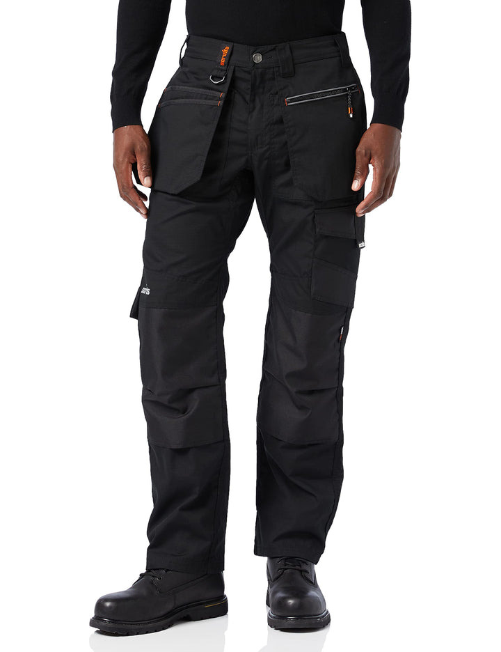 Scruffs Unisex Ripstop-Hose Arbeitshose 38 Lang Schwarz, 38 Lang Schwarz