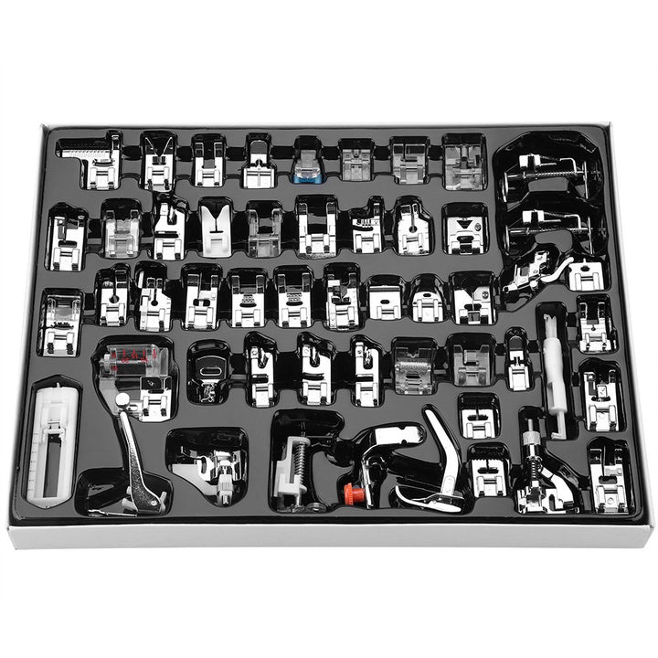 Zerodis 52 stücke Professionelle Nähfuss Set Haushalts Stitch Walking Fuss multifunktionale Nähmasch