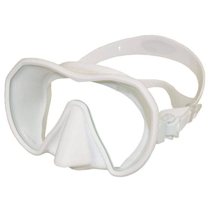 BEUCHAT Unisex-Adult Maxlux S Diving Mask Einheitsgrösse Weiss, Einheitsgrösse Weiss