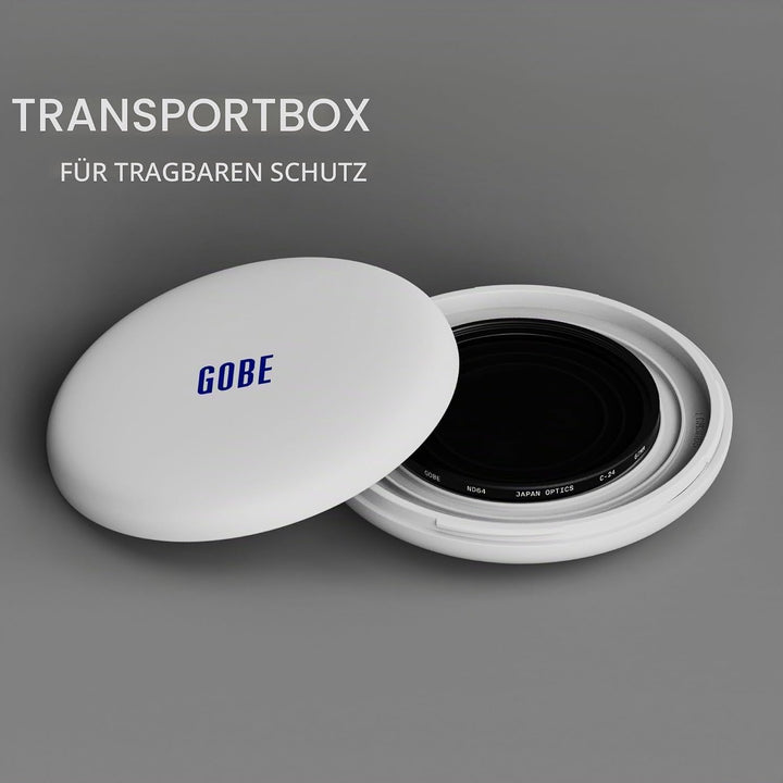 Gobe - ND64-Filter (6 Stops) für 52-mm-Objektiv (2 Peak) Schwarz 52mm, 52mm