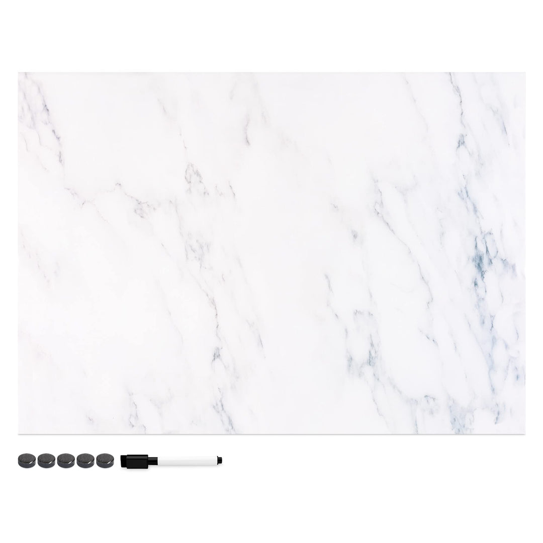 Navaris Magnettafel Magnetpinnwand Memoboard zum Beschriften - 70 x 50cm Notiztafel div. Designs - T