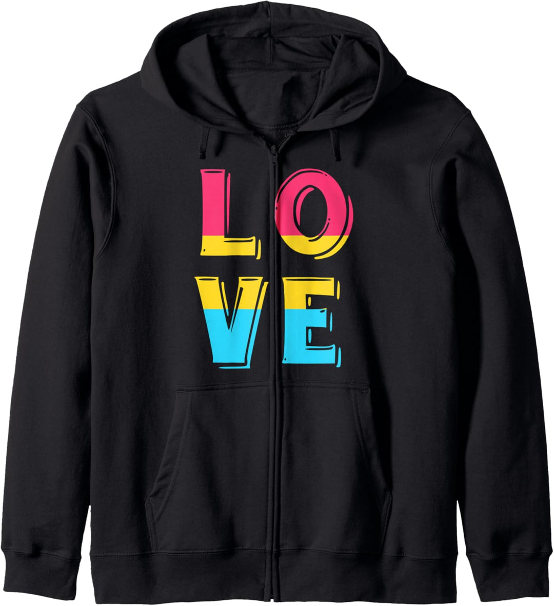 Pan Liebe Gay Pride LGBT Liebe Geschenk Queer Pansexuell Kapuzenjacke