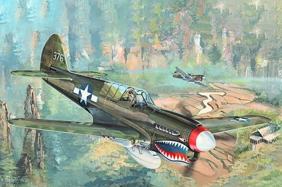 Trumpeter 02212 1/32 P-40N Kitty Hawk Modellbausatz, Modellbauzubehör, Mehrfarbig