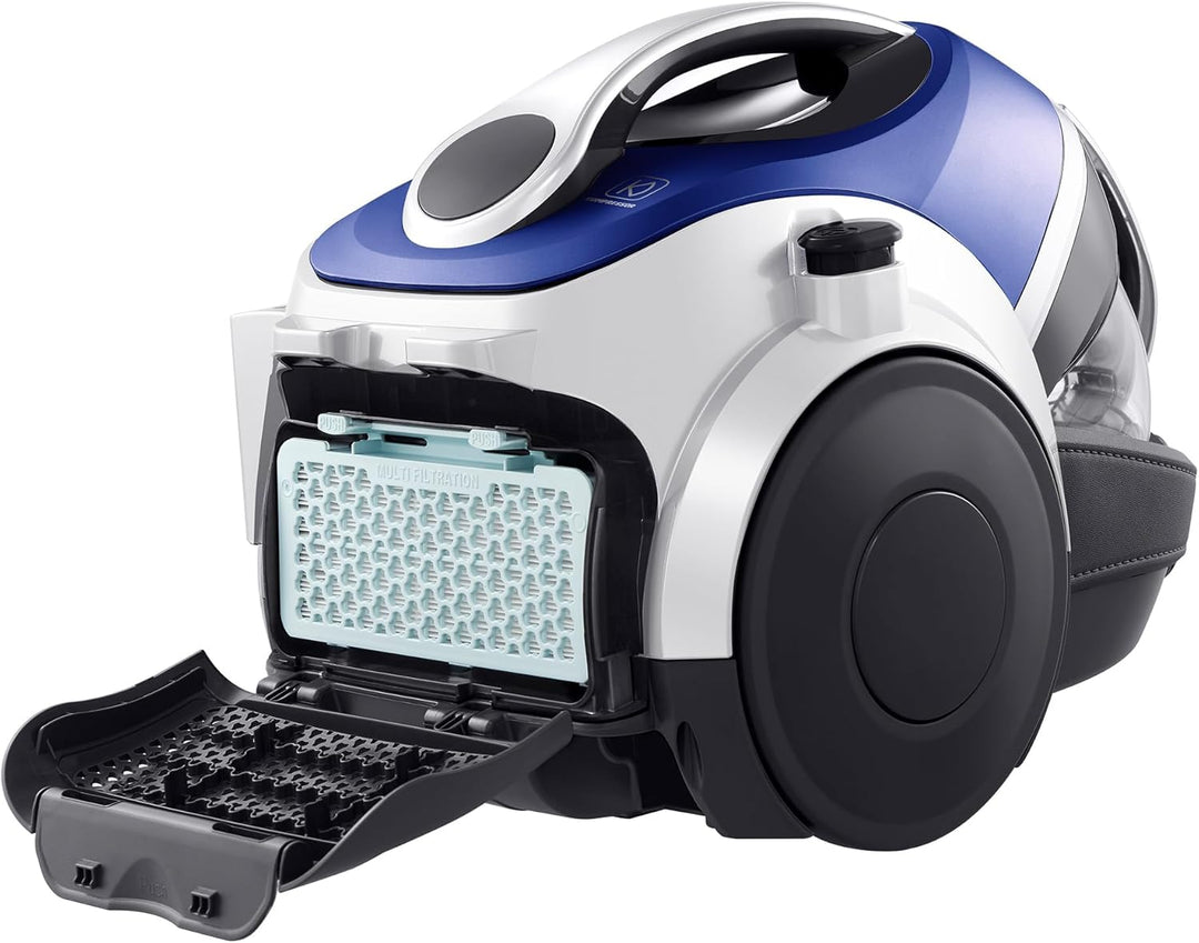 LG VK8506NHAC Beutelloser Staubsauger, 650 W, Kompressor-System, Turbo-Zyklon-System, Teleskoprohr,