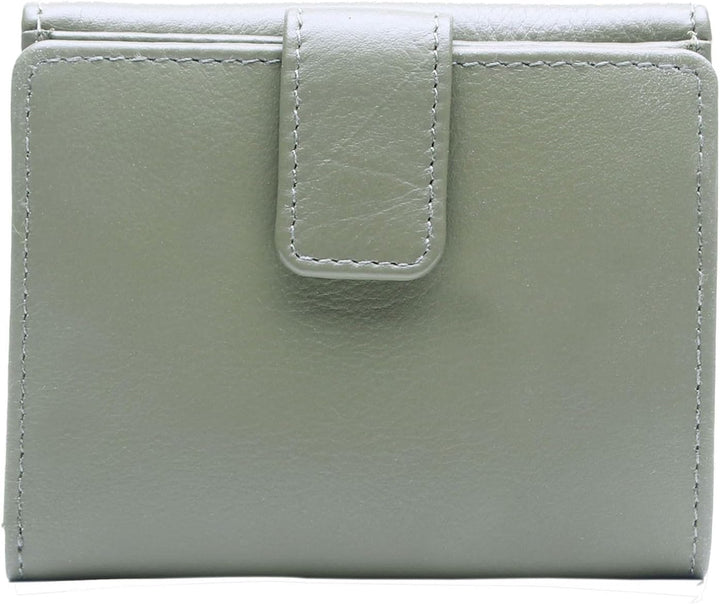Esquire Peru Geldbörse RFID Leder 10 cm Einheitsgrösse Olive, Einheitsgrösse Olive