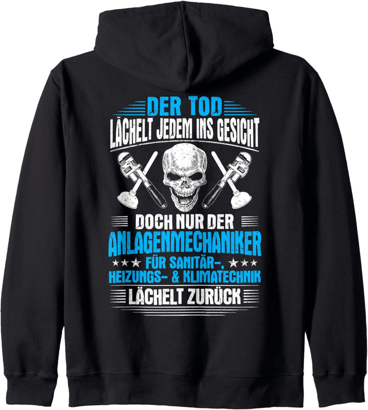 Klempner Lächeln Sanitär Anlagenmechaniker Kapuzenjacke